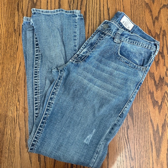 TK Axel Jeans 34x34 Vintage Boot Cut Blue Denim Weston - Picture 7 of 7